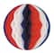 Beistle 12" Red, White & Blue Tissue Balls, 2ct.